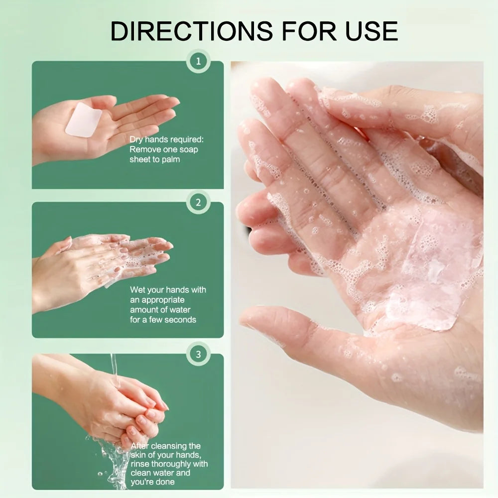 Ultimate Portable Paper Soap Sheets For Outdoor Travel, disposable hand washing travel soap