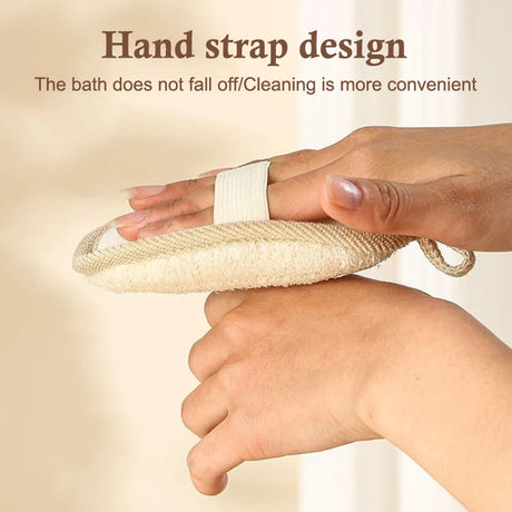 Natural Loofah Sponge Soft Bath Sponges Exfoliating Skin Health Cleaning Tool Bath Shower Brushes Unisex Foam Loofah Bath Brushe