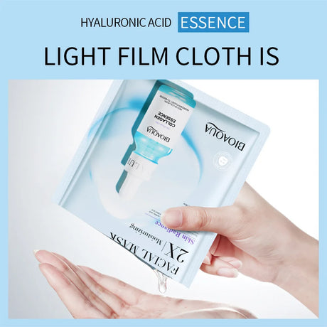 20pcs/5pcs Centella Collagen Face Mask VC Moisturizing Refreshing Sheet Masks Hyaluronic Acid Facial Mask Skin Care Products