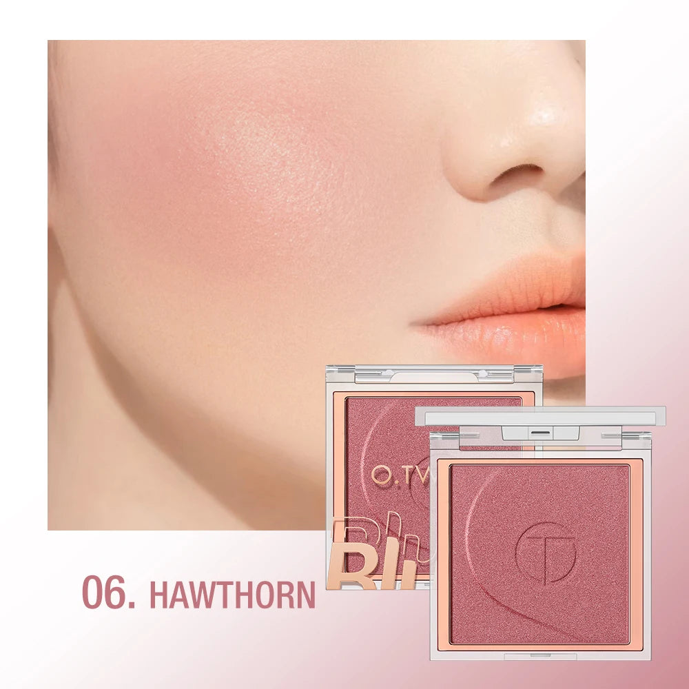 Soft Mineral Blush Palette 6 Colors Matte Long Lasting Powder Natural Cheek Contour Shadow Rouge Makeup Beauty