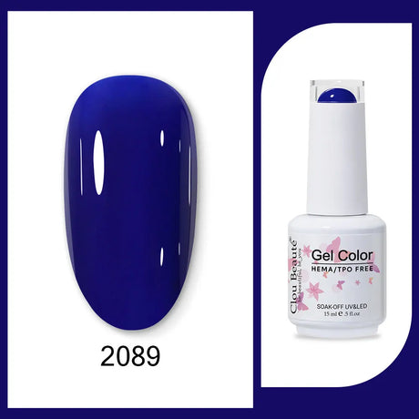 Clou Beaute 15ml HEMA TPO FREE Gel Nail Polish Bright Dark Army Green Gel Lacquer Semi Permanent Art Organic Nail Gel Varnish
