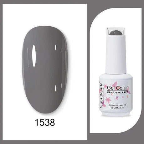 Clou Beaute 15ml HEMA TPO FREE Gel Nail Polish Bright Dark Army Green Gel Lacquer Semi Permanent Art Organic Nail Gel Varnish