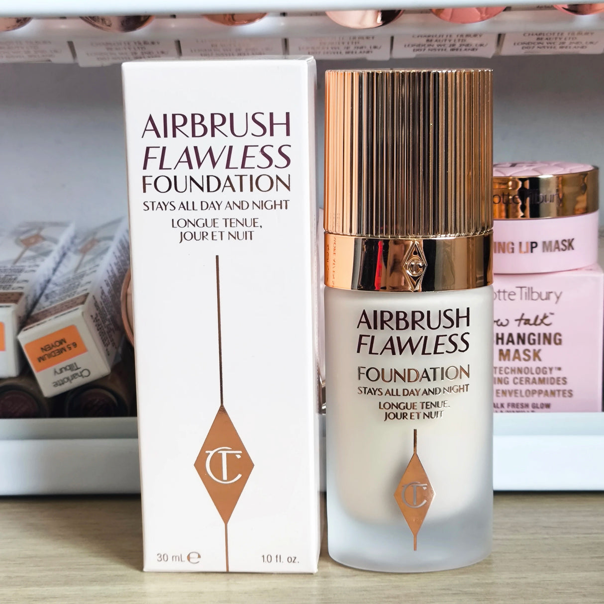 CT Makeup Setting Spray Long-lasting Moisturizing Oil Control Makeup Liquid Foundation Waterproof Sweat-proof Beauty Cosmetics
