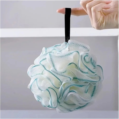 Bath Shower Loofah Sponge, 1 PCS Shower Sponge Cleaning Bath Loofa Body Scrubber Balls, Bathing Sponges for Women and Men, Green