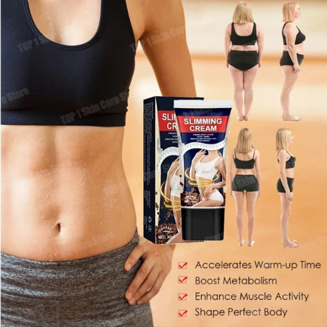 Massage Cream for Tummy, Abdomen, Belly and Waist Firming Cream for Weight Loss - Anti Cellulite Cream And Stomach Fat Burner