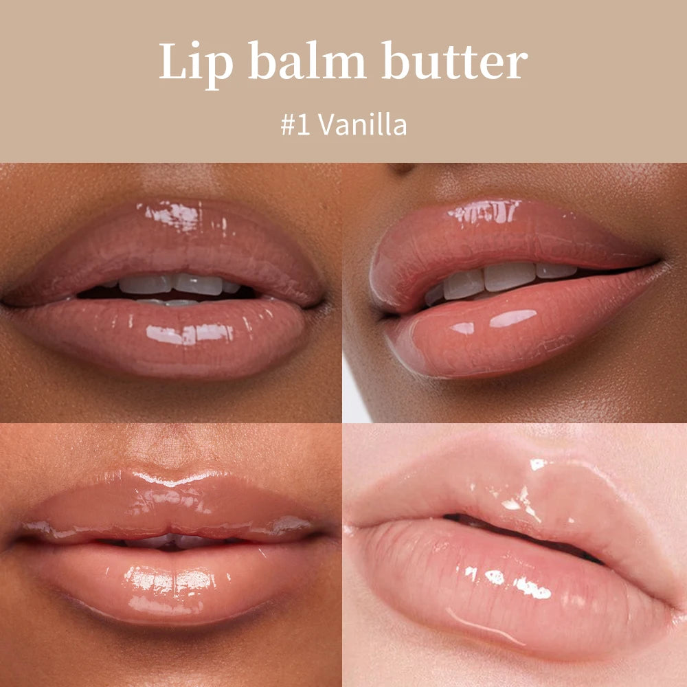 Summer Lip Balm Moisturizing Mirror Lip Gloss Lip Vanilla Mint Iced Coffee Cake Smell Lipstick Transparent Lip Oil Makeup