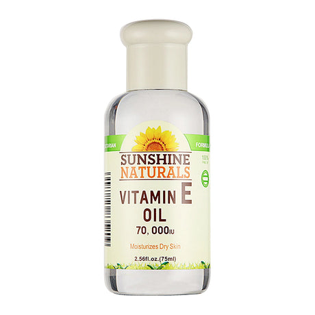 75ml Vitamin E Oil Face Serum Oil Shrink Pores Anti Wrinkle Aging Freckle Anti-wrinkle Lightens Dark Spots Repair Face Skin Care