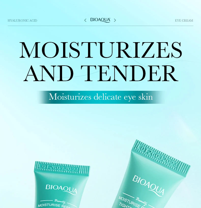 BIOAQUA Hyaluronic Acid Skin Care Kit Moisturizing Face Serum Anti Wrinkles Anti-Aging Anti Dark Circles Eye Cream Skin Care Kit
