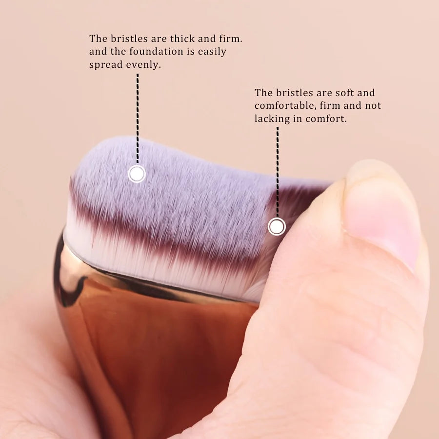 A Set of 15 Makeup Brushes Including Foundation Brush, Highlighter Brush, Blush Brush, Powder Brush, Nose Contour Brush, Eyeshad