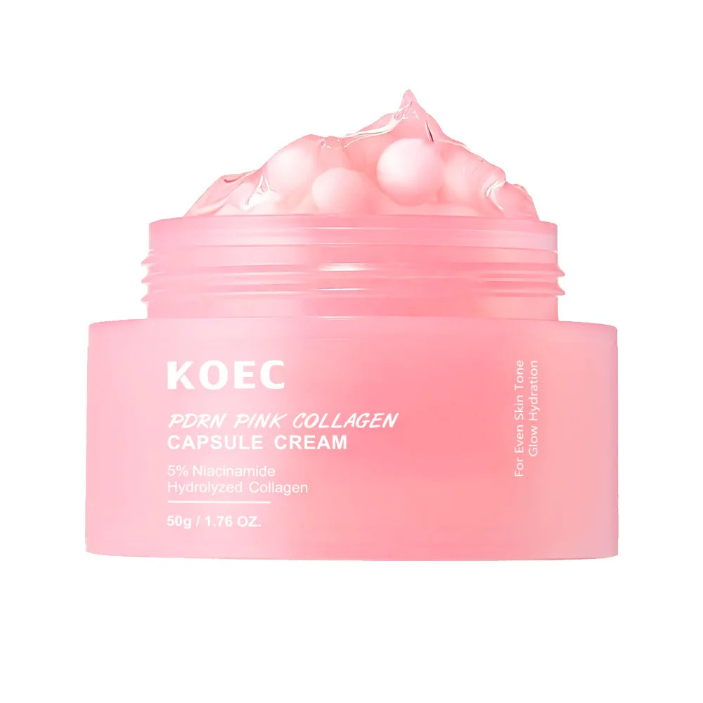 Face Moisturizer Lightweight Moisturizing Cream 5% Niacinamide for Uneven Skin Tone, Glow hydration Collagen Capsule Cream