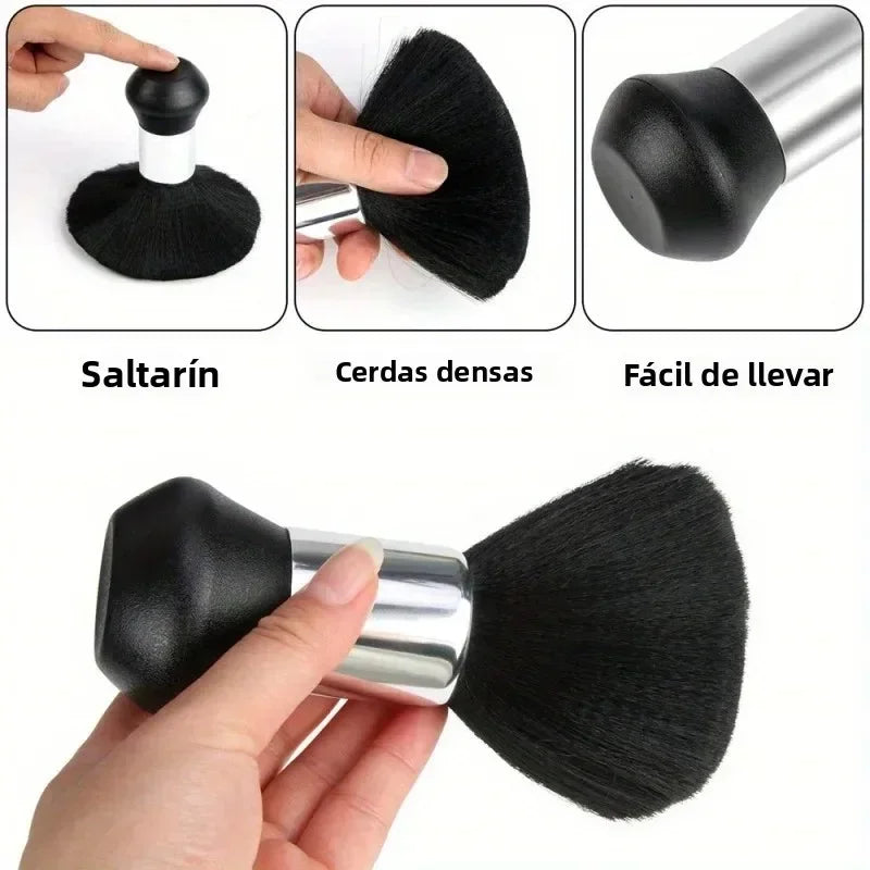 WANMEI Barber Hairdresser Water Sprayer Set Barbershop Hairdressing Neck Duster Cleaning Brush Professional Hair Styling Tool
