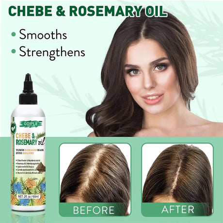 GOIPLE Chebe Butter,Hair Mask,Moisturizing & Nourishing Chebe & Rosemary Growth Oil Rose Curl Defining Cream Hair Curl Enhancer