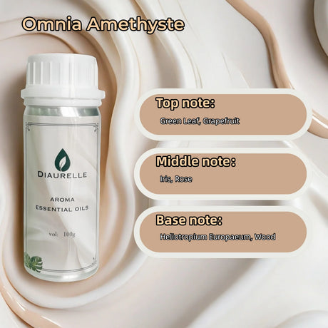 DIAURELLE 100mL Aroma Diffuser Essential Oils 8-Times Concentrated Essence Perfume Flavoring Home Fragrance Air Freshener