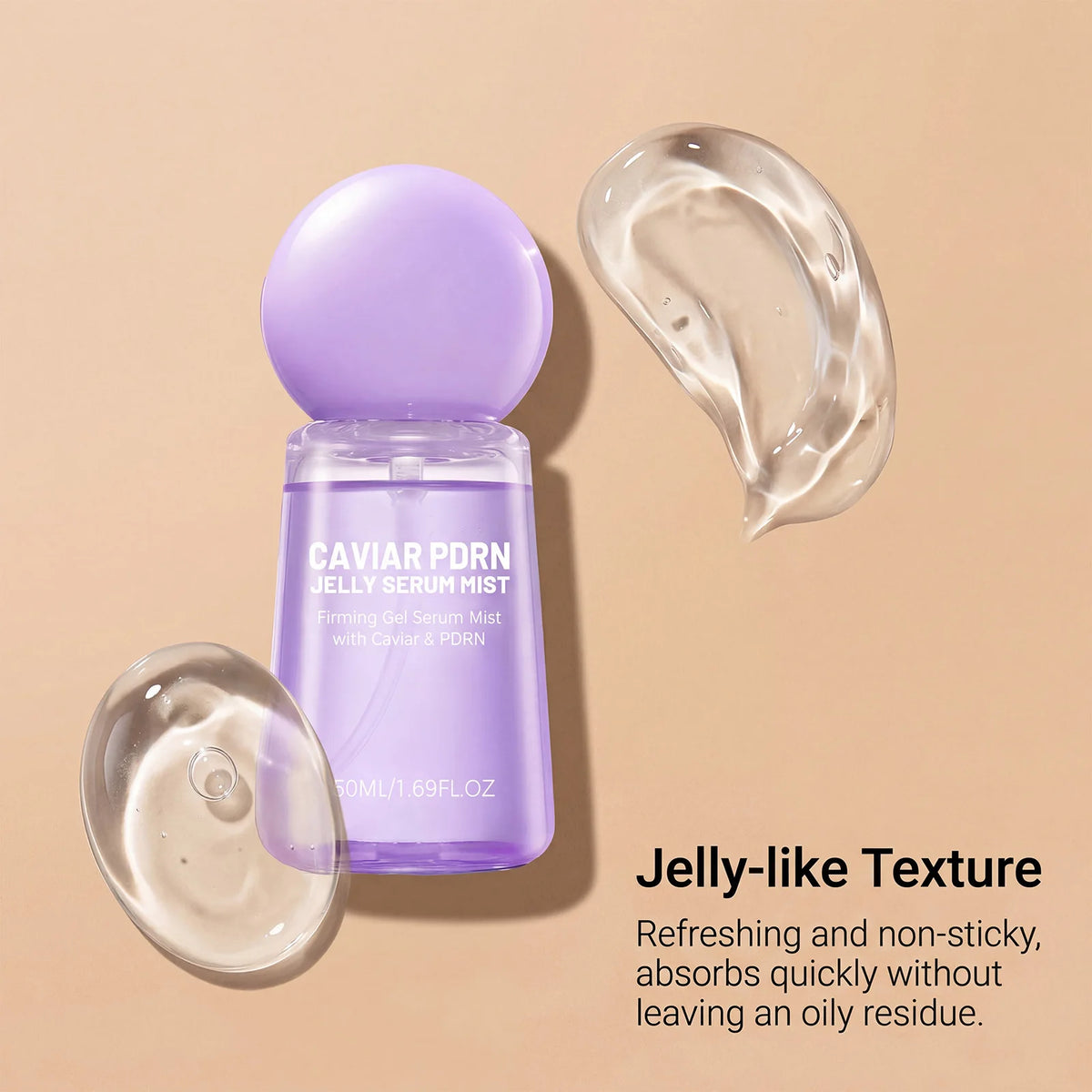 Collagen Peptide Jelly Serum Mist Caviar Pdrn Essence Spray Smooth Dry Moisturizing Brighten Firm Fade Pore Nourishing Face Care