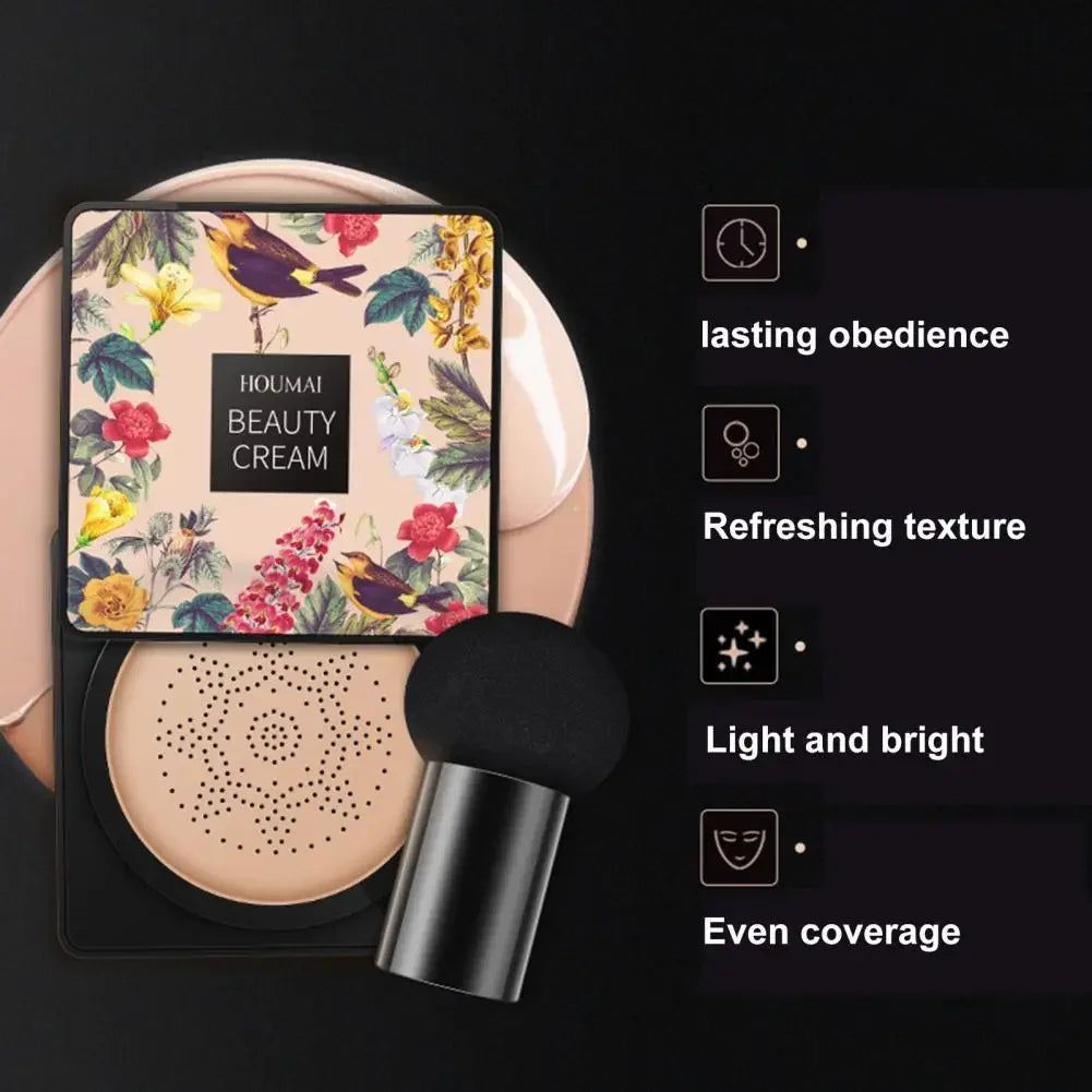 Magic Foundation Mushroom Head Air Cushion CC Cream Face Concealer Moisturizing Waterproof Long Lasting BB Cream Base Makeup