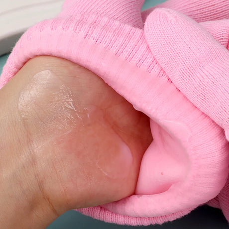 Reusable Silicone Moisturizing Mask Socks Exfoliating Anti Crack Protective Gloves Dry Dead Skin Remover Tools Hand Foot Care