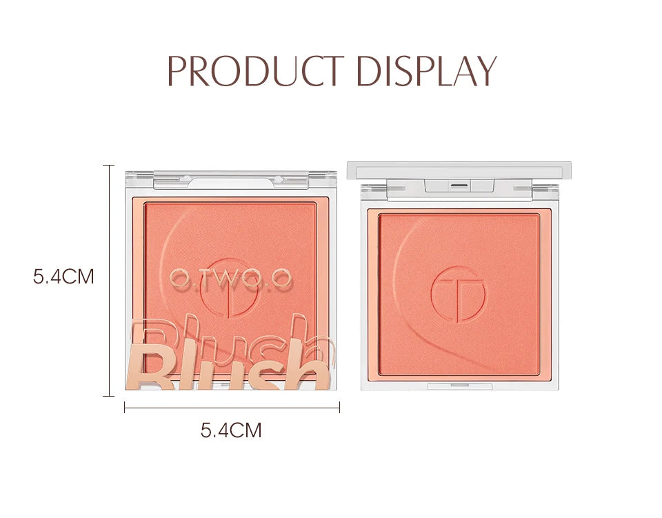 Soft Mineral Blush Palette 6 Colors Matte Long Lasting Powder Natural Cheek Contour Shadow Rouge Makeup Beauty