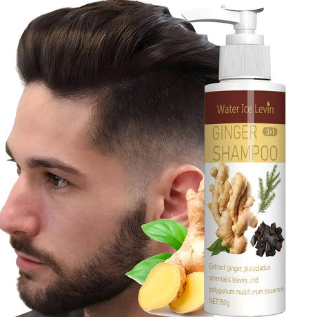 Ginger Regrowth Shampoo Anti Hair Loss Oil Control Dandruff Removal Moisturiz Nourish Scalp Repair Damaged Hair Growth Shampoo
