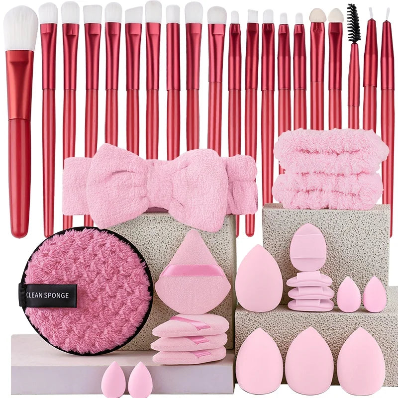 20PCS Eye Shadow Makeup Brush Set Concealer Brush Eye Cosmetic Soft Bristles Eyebrow Eyeliner Brush Portable Beauty Makeup Tools