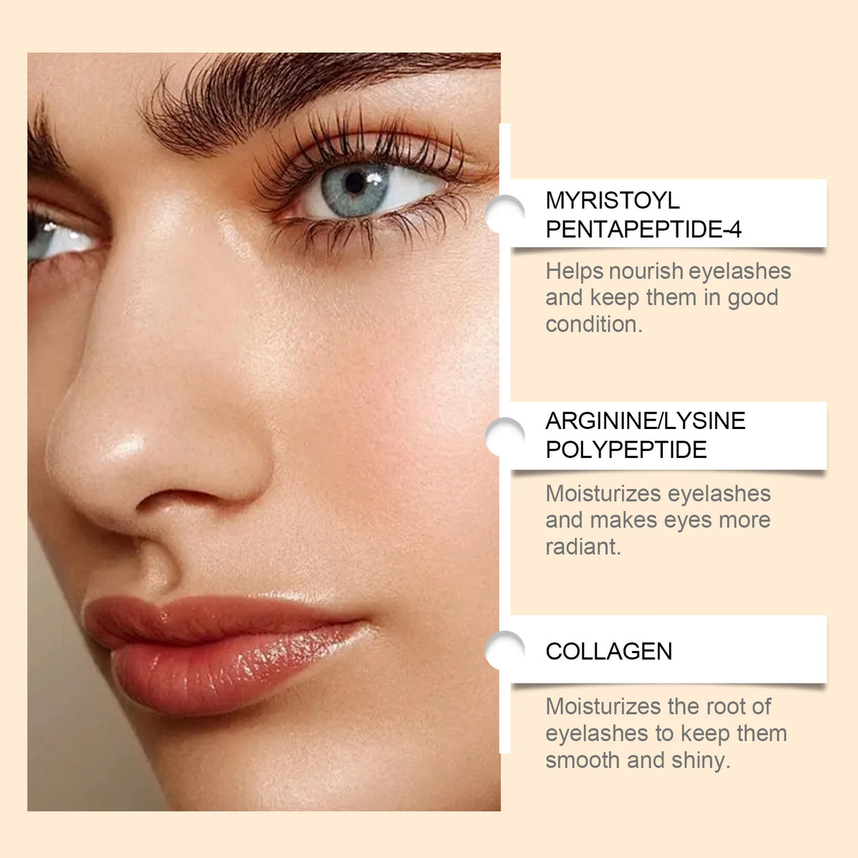 Fast Eyelash Growth Serum 7 Day Natural Eyelash Eyebrow Enhancer Longer Fuller Thicker Lashes Treatment Products Eye Care Makeup