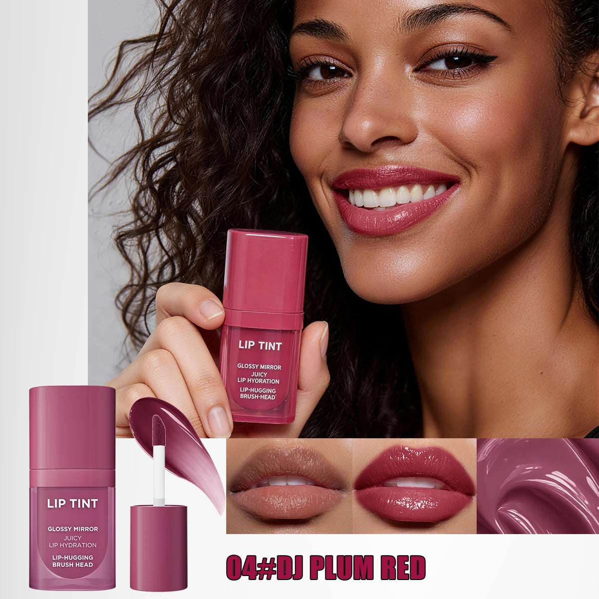 Velvet Lip Gloss Matte Lip Tint Waterproof Non-stick Cup Anti-fade Moisturizing Long Lasting Plump Lip Makeup