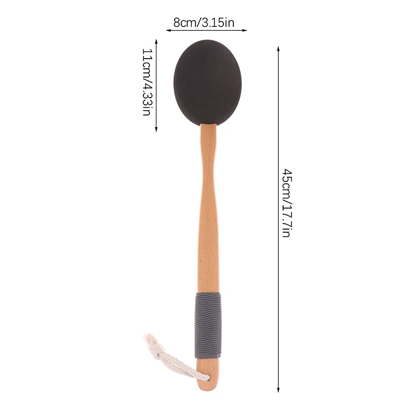 New Multi-Function Lotion Sunscreen Ointment Applicator Silicone Long Handle Body Cleaner Shower Brush Sunscreen Back Applicator