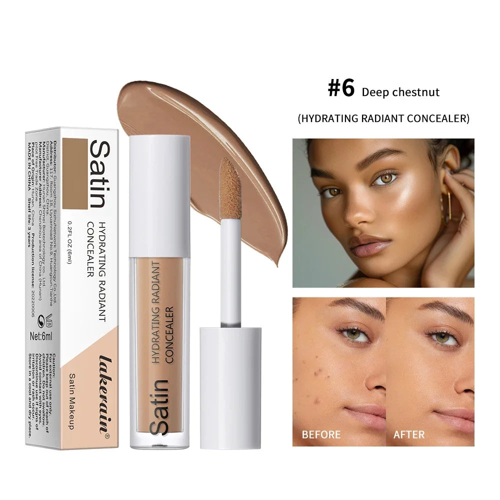 Dark Circles Acne Marks Cover Matte Face Concealer Brighten Skin Tone Repair Makeup Cosmetic for Women Daily