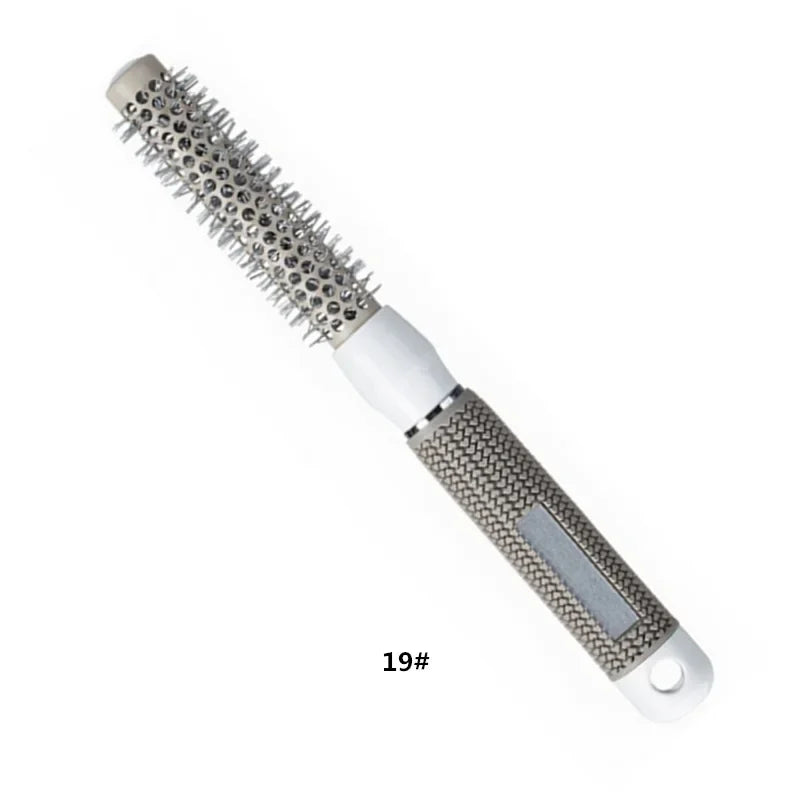 6 Size Hair Brush Nano Hairbrush Thermal Round Barrel Comb Hairdressing Hair Salon Styling Drying Curling Blow Dry Hair Brush