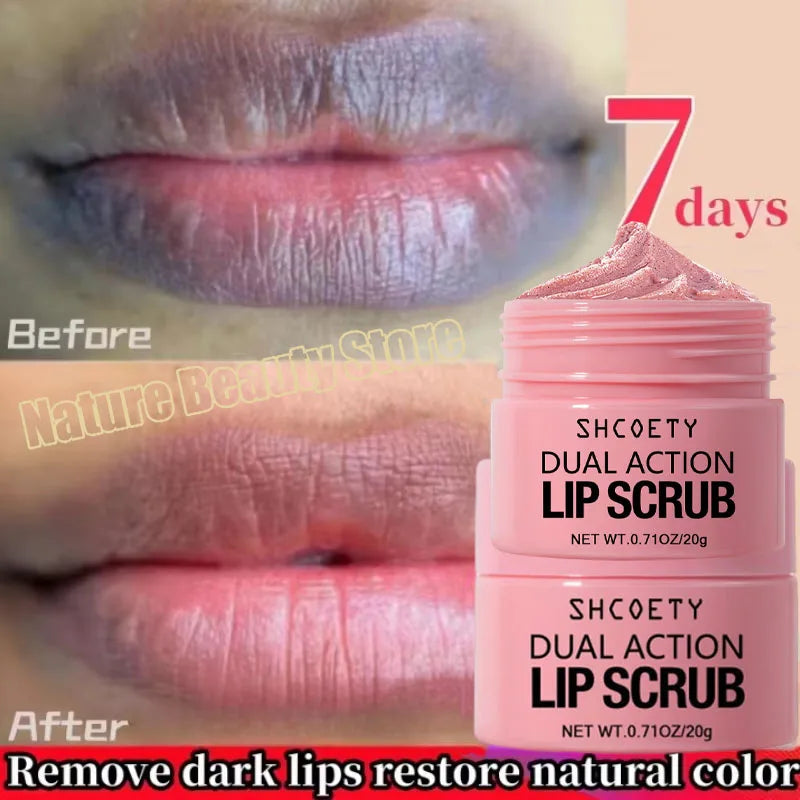 Remove Dark Lip Scrub Fast Lightening Pink Lip Exfoliating Fade Lip Line Dead Skin Moisturizer Korean Care Products Beauty Healt