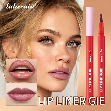 Waterproof Lip Liner Stain Lip Lingerie Long Lasting 8 Colors Transfer Proof Smudge Resistant Color No Bleed Formula Cosmetics