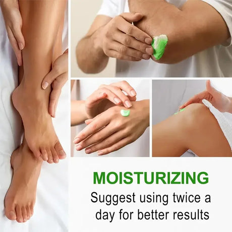 YUITIKUE Tea Tree Foot Cream 60g - 97%! Clinical Proof, Deeply Moisturizes & Soothes Feet, with Vitamin E, Aloe & Peppermint
