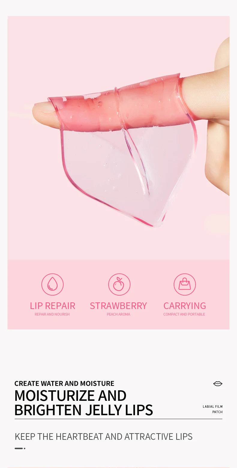 3/5/10/20/30pcs Pink Moisturizing Lips Mask Nourishing Hydrating Crystal Collagen Gel Lip Patches Lip Plumper Sexy Lip Skin Care