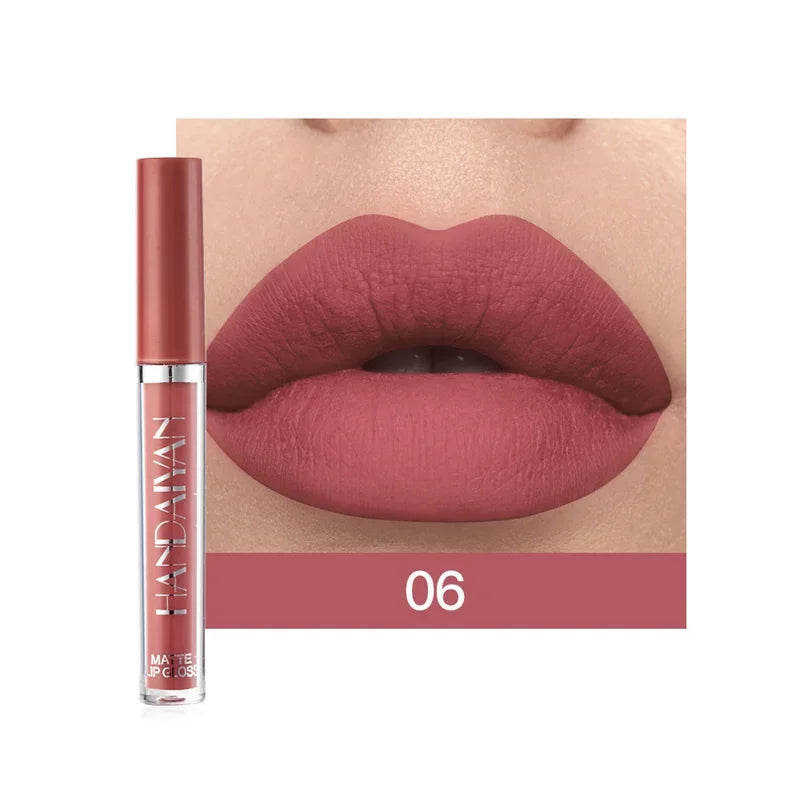 HANDAIYAN 1/6 PCS Lipstick Set Make-up for Women Non Stick Cup Waterproof Long Lasting Cosmetics Korean Makeup Matte Lipstick