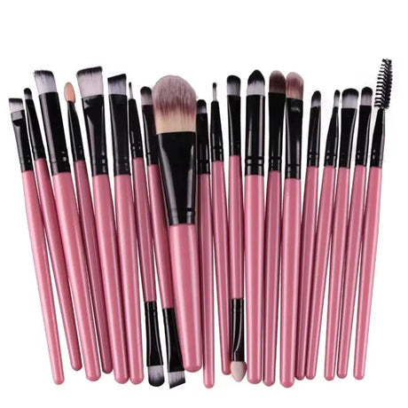 20Pcs Makeup Brush Set Beauty Makeup Concealer Brush Blush Loose Powder Brush Highlighter Foundation Eye Shadow Brush Tools