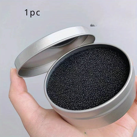 Easy to clean makeup brush Cleaning sponge - quick color removal and dry cleaning tool for eye shadow and eyeliner