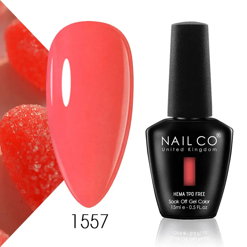 NAILCO 15ml HEMA FREE TPO FREE Top Base Coat Nail Gel Polish Supplies Vernis Semi Permanent Nail Art Manicure Gel Ongle UV Nails