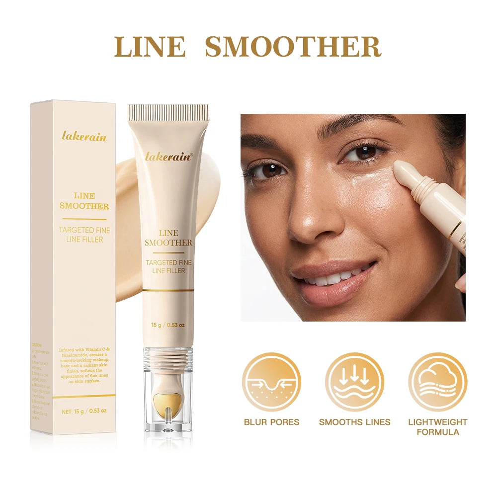 Smooth Fine Line Primer Soften Fine Lines Pores Natural Matte Finish Improve Dull Skin Deeply Hydration Silky Lightweight Primer