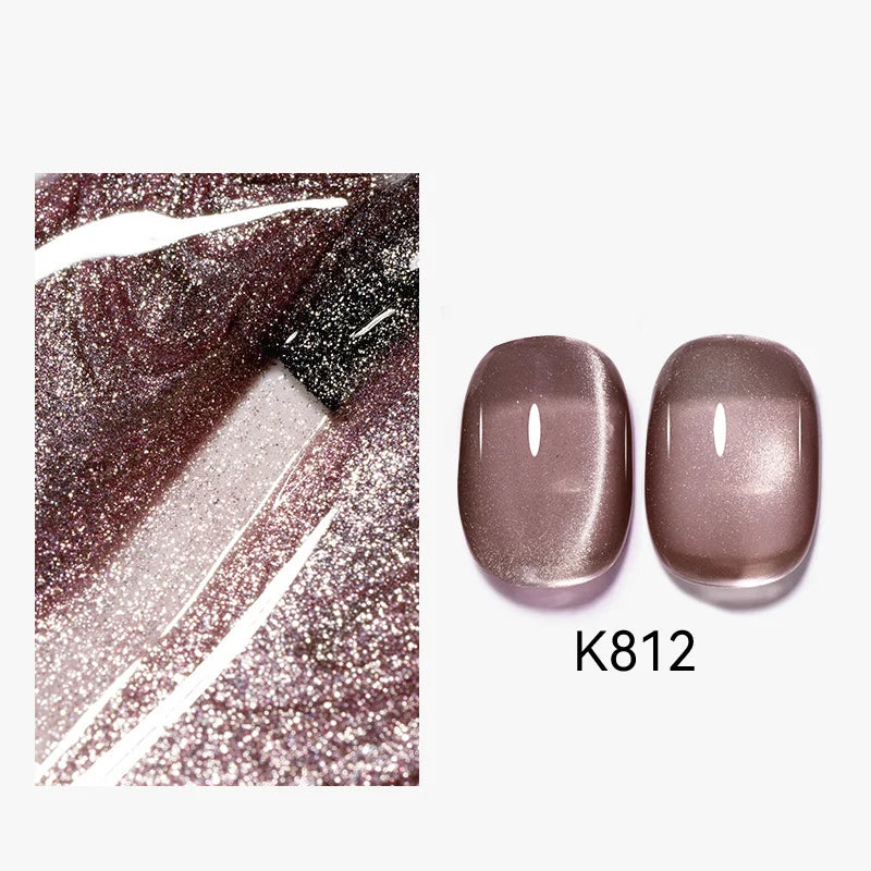 MAYCHAO Cat Eye Magnetic Gel Nail Polish Glitter Effect Semi Permanent Soak Off UV Gel Varnish Manicure For Nail Art