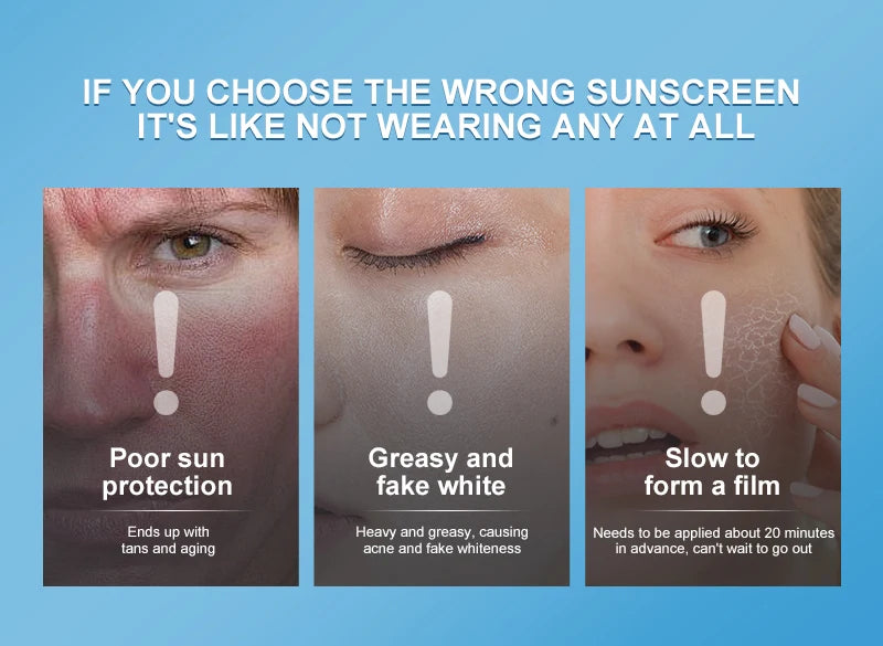 Facial & Body Sunscreen Spray SPF 50 Oil Control Whitening Melanin Reducer Anti-Sun Protection Face Skin Care Sun Cream Spray