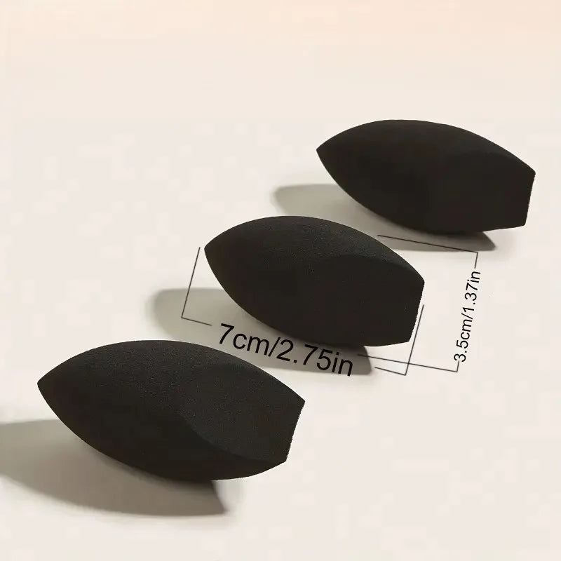 3-Pack Dual-Sided Makeup Sponges - Holiday Party Beauty Set for Flawless Blending & Detail Work make up sponge