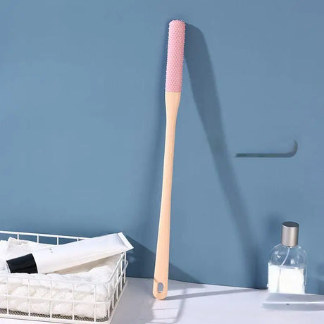 Long Handled Toe Gaps Cleaning Brush Super Soft Silicone Foot Scrubber Exfoliating Brush Foot Wash Brush For Shower