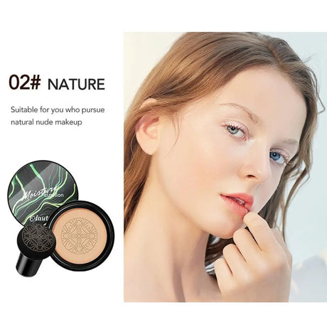 BB CC Cream Face Foundation Concealer Cushion Mushroom Base Waterproof Brighten Makeup Brightening Tone Cosmetics Make up