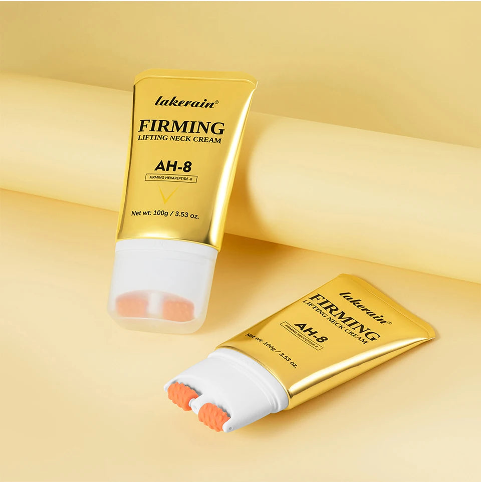 Lakerain Firming Lifting Neck Cream Deep Nourishment Lightweight Formula Remove Double Chin Rejuvenation Firms Loose Skin Cream