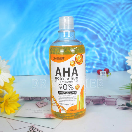 500ML Vitamin C AHA HYALURONIC& NICOTINAMIDE Face Serum Moisturizing Lightening Body Cream