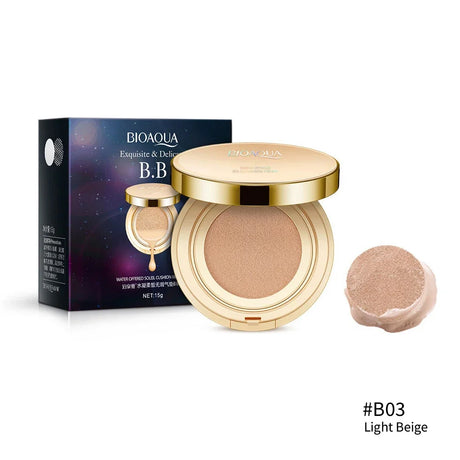 BIOAQUA Waterproof Matte Air Cushion Poreless BB&CC Cream High Coverage Oil-control Soft Face Makeup Foundation Base Cosmetics