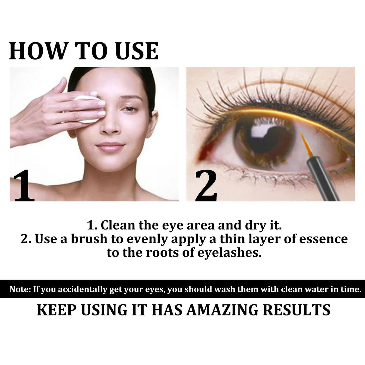 Eyelash Enhancer Serum Curls Hair Thickener Strengthen Eyelash Mascara Lengthening 7 Day Eyelash Growth Serum for Eyebrows 3ml
