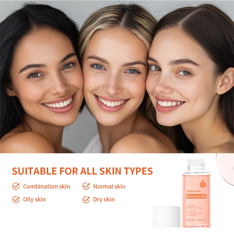 2 Pcs Bio Skincare Body Oil Vitamin A Vitamin E Face Body Moisturizer Improve Hair Health Fade Scars Exfoliate skin Skincare Oil