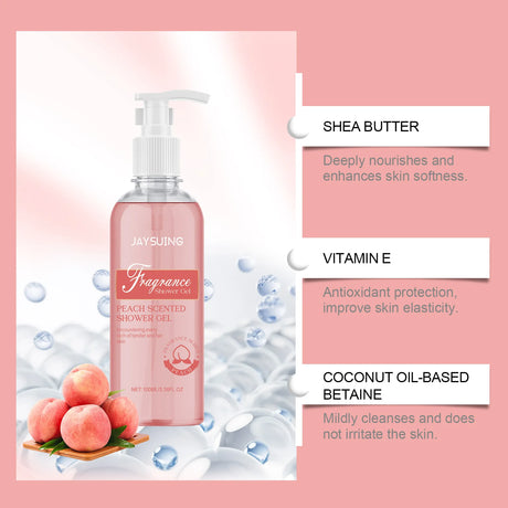 Fragrant Shower Gel Body Wash Perfume Long Lasting Fragrance Deep Cleansing Moisturizing Refresh Smooth Exfoliating Bath Lotion