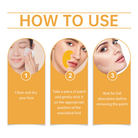Wrinkle Removal Patch Hyaluronic Nasolabial Folds Face Lifting Sticker Firming Forehead Fine Lines Gel Anti-Aging Collagen Mask