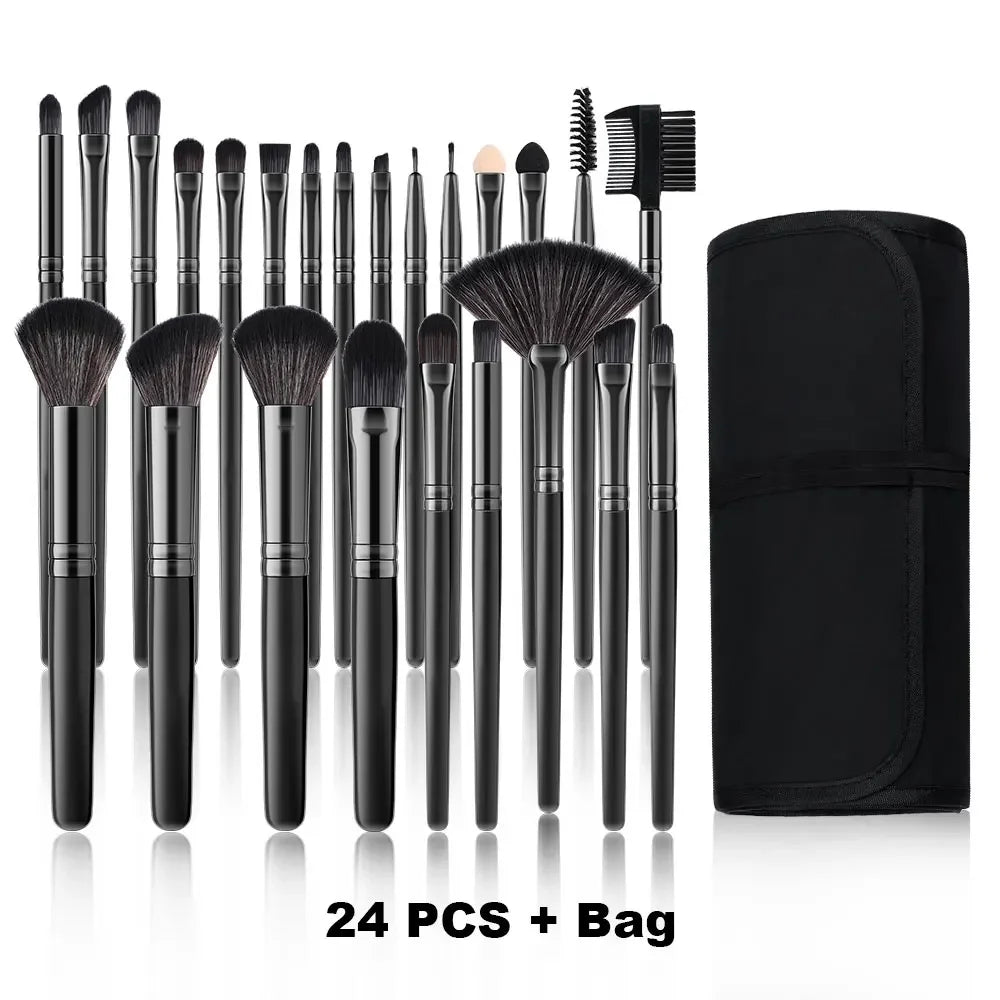 10-32PCS Makeup Brush Set Soft Fluffy Powder Foundation Contour Blush Concealer Eye Shadow Blending Makeup Kit Women Beauty Tool